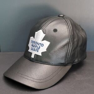 American Needle, Quality Headwear NHL,Black Maple Leafs Hat.